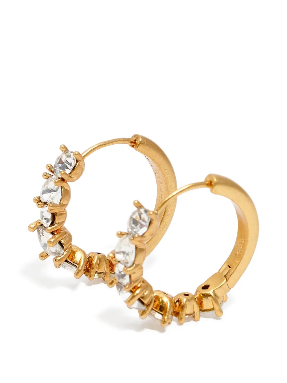 BIMBA Y LOLA Orecchini a cerchio con cristalli - Oro