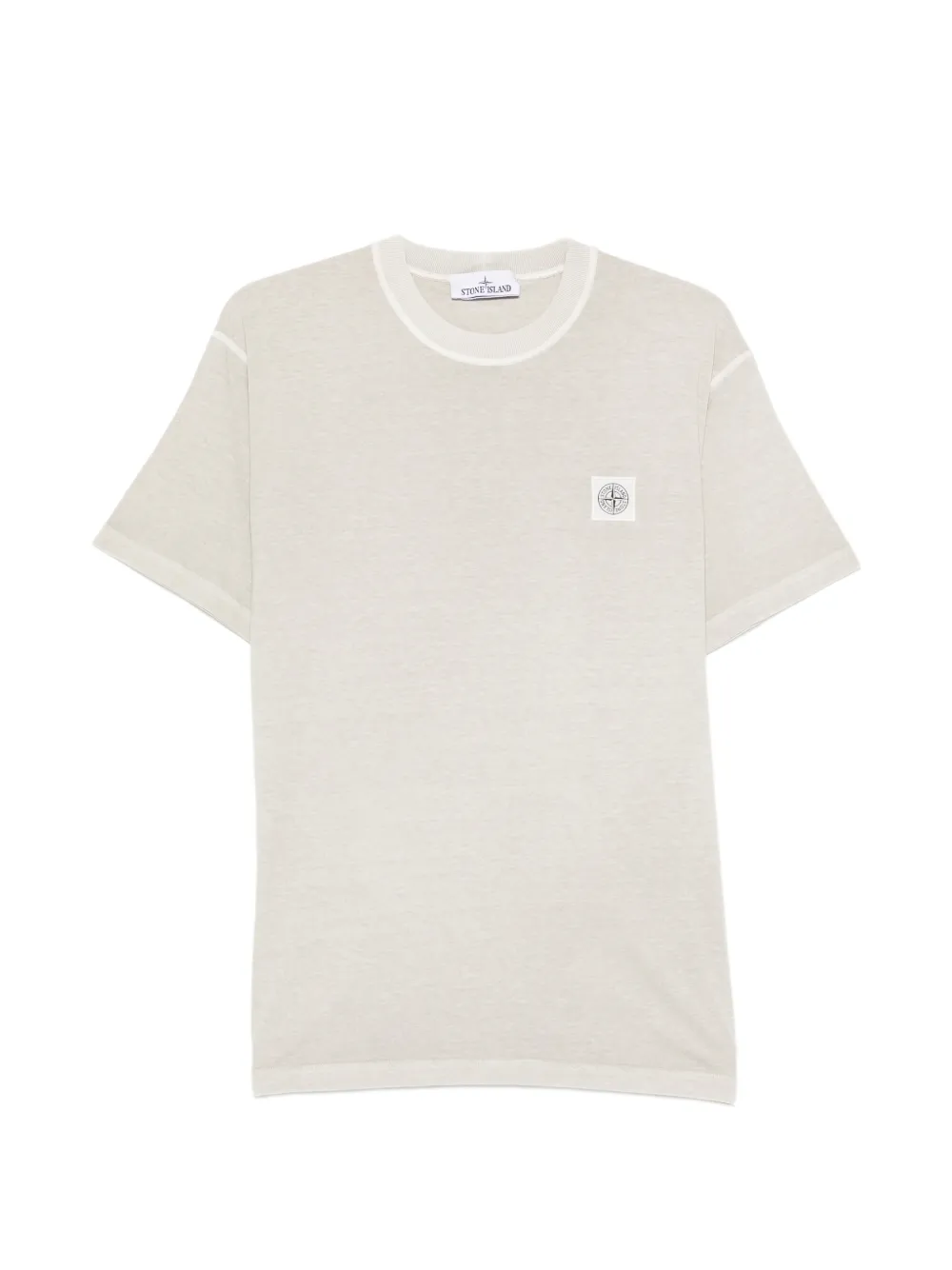 Stone Island logo-patch T-shirt - Toni neutri