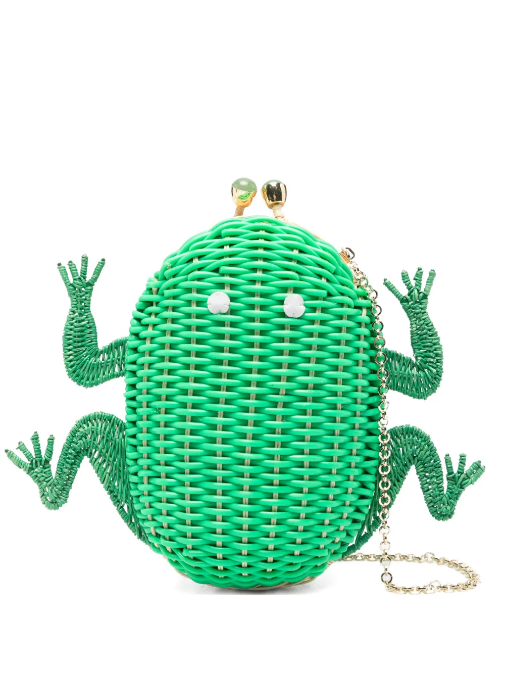 SERPUI Mary Froglet clutch bag - Verde