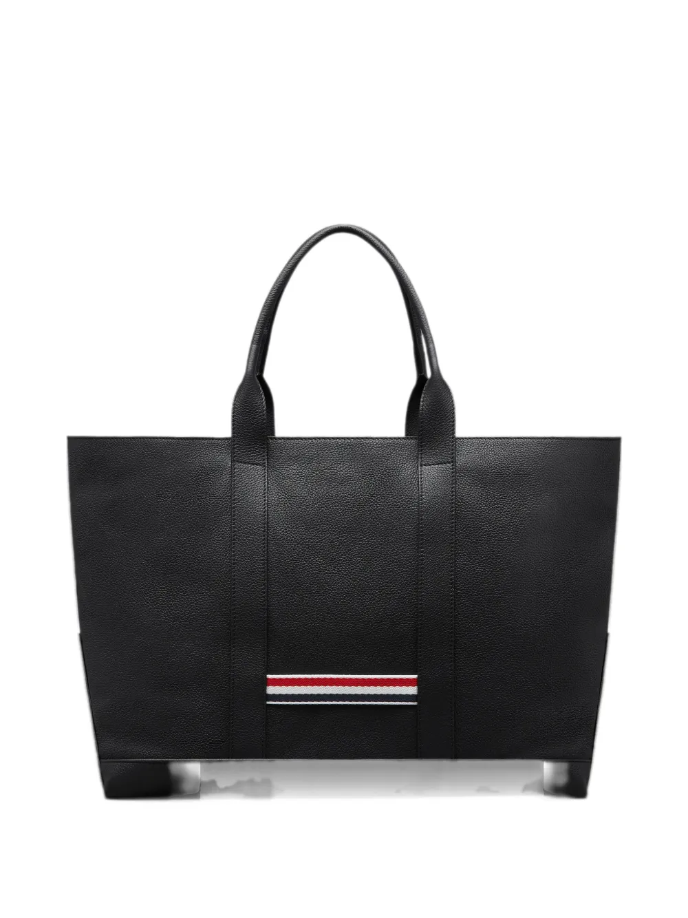 Thom Browne Medium Tool shopper van zacht bewerkt leer Zwart