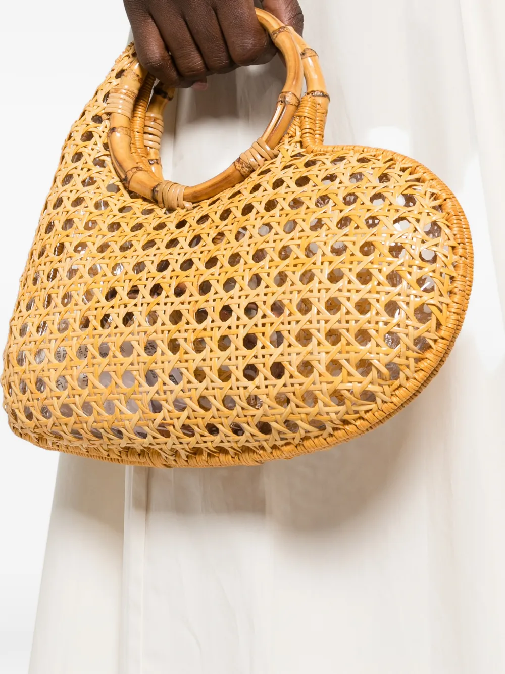 SERPUI Marie Heart tote bag - Beige