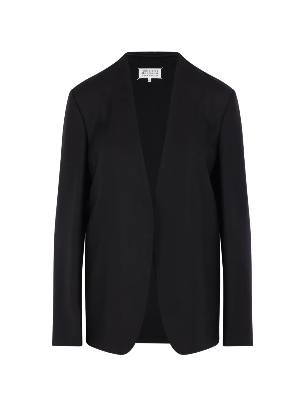 Maison Margiela logo-detail blazer - Nero