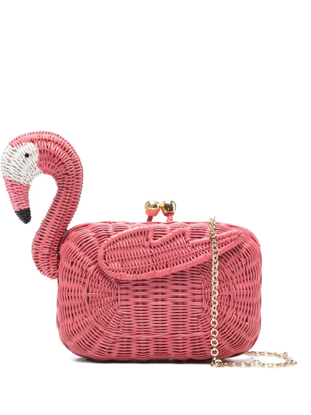SERPUI Nick Flamingo clutch bag - Rosa