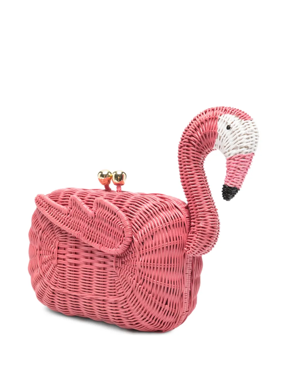  Serpui Nick Flamingo Clutch Bag - Pink 