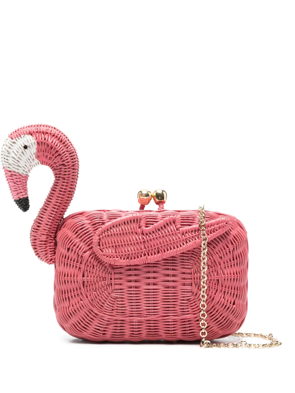SERPUI Nick Flamingo clutch bag - Rosa