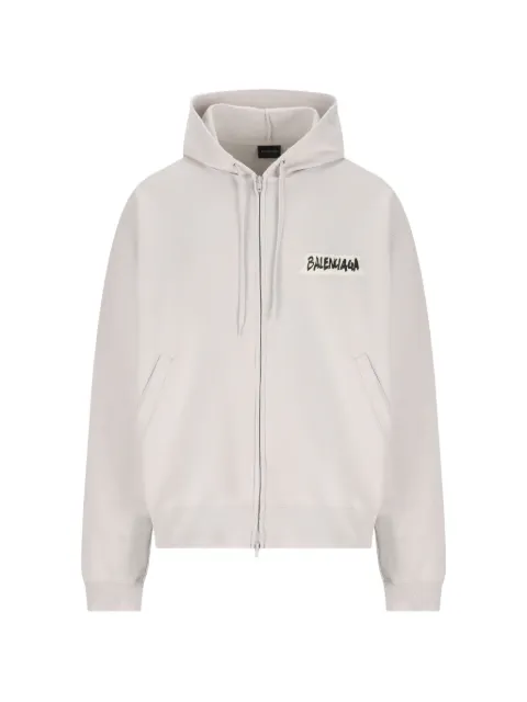 Balenciaga Masking Tape zip-up hoodie