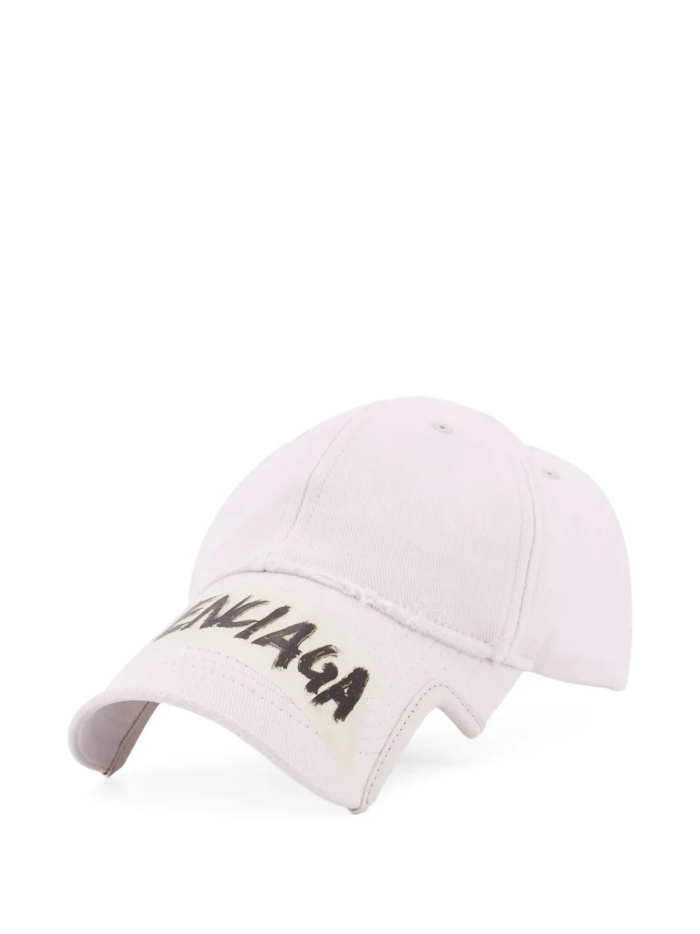  Balenciaga Masking Tape Cap - White 
