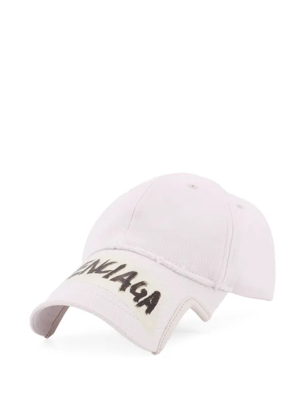 Balenciaga Masking Tape Cap | White | FARFETCH