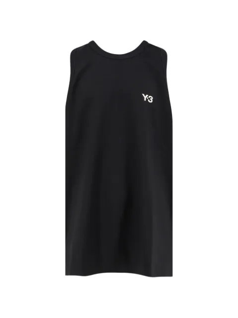 Y-3 logo-print tank top