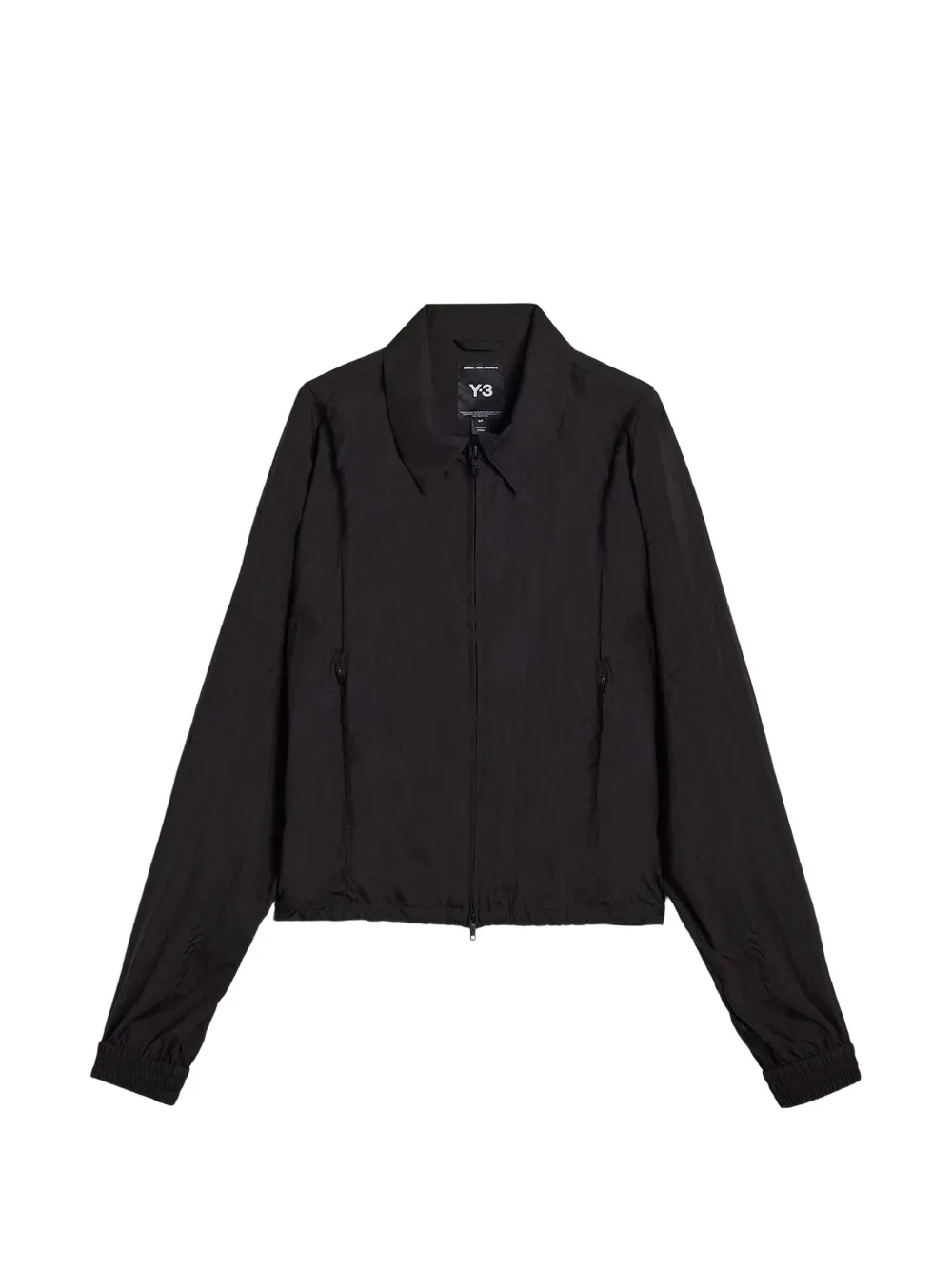 Y-3 collared zip jacket - Nero