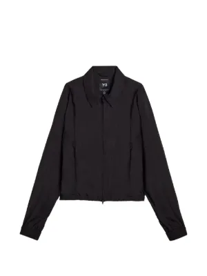 Ader Error Panelled Wool Blend Bomber Jacket | Black | FARFETCH