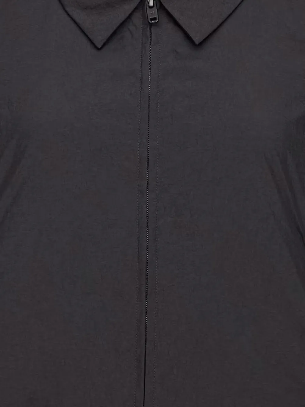 Y-3 Jack met kraag en rits Zwart
