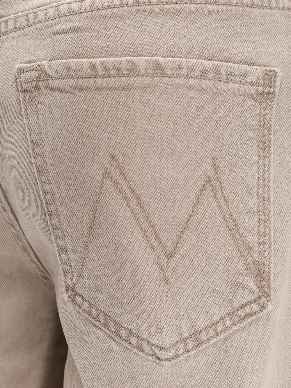 MOTHER The Undercover Sneak jeans Beige