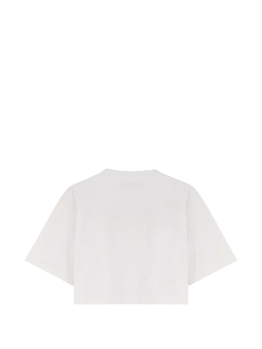Balenciaga Salon De Couture cropped T-shirt Wit