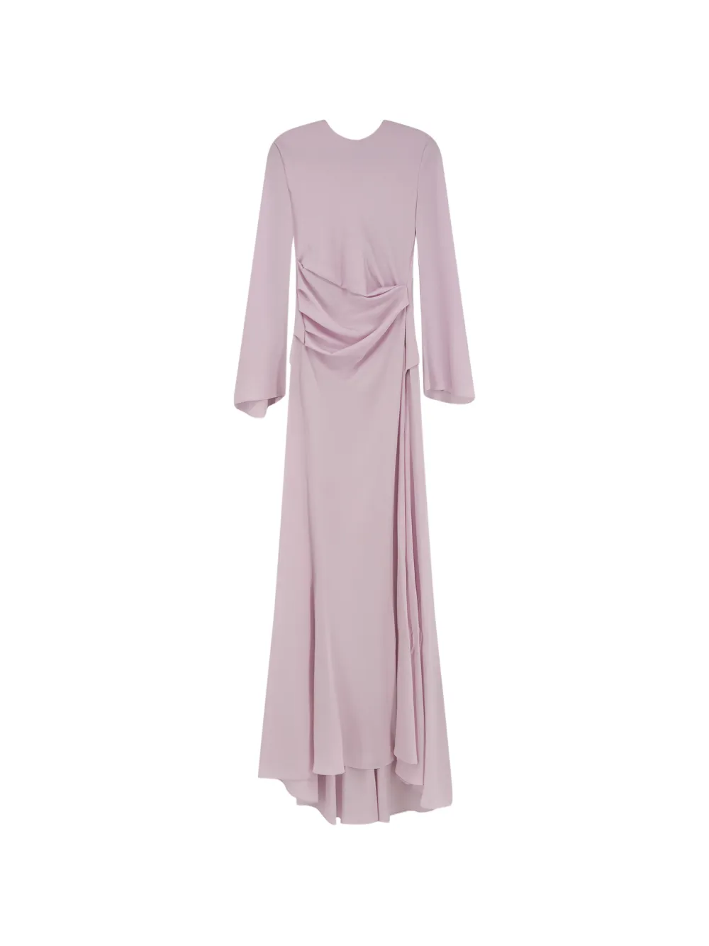 Alexander McQueen long-sleeve draped maxi dress - Rosa
