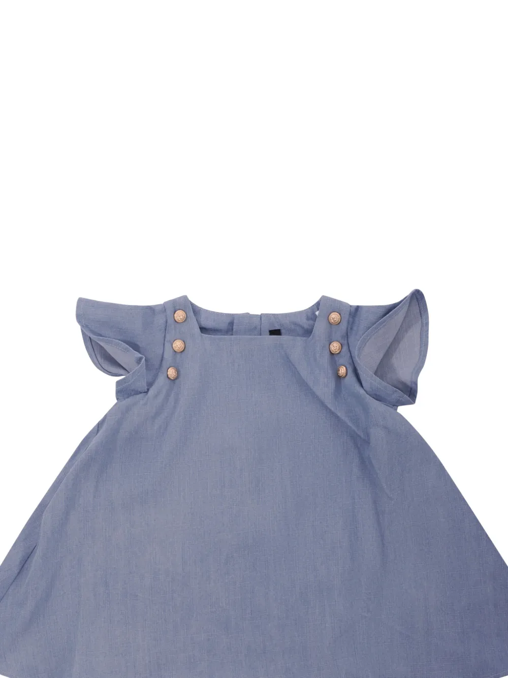 Ruffled Button Dress
