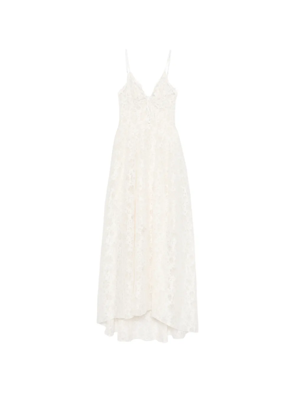 Ermanno Scervino V-neck midi dress - Toni neutri