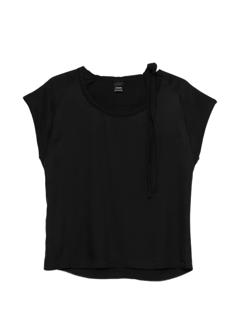 PINKO Bertha tie-detail blouse - Nero