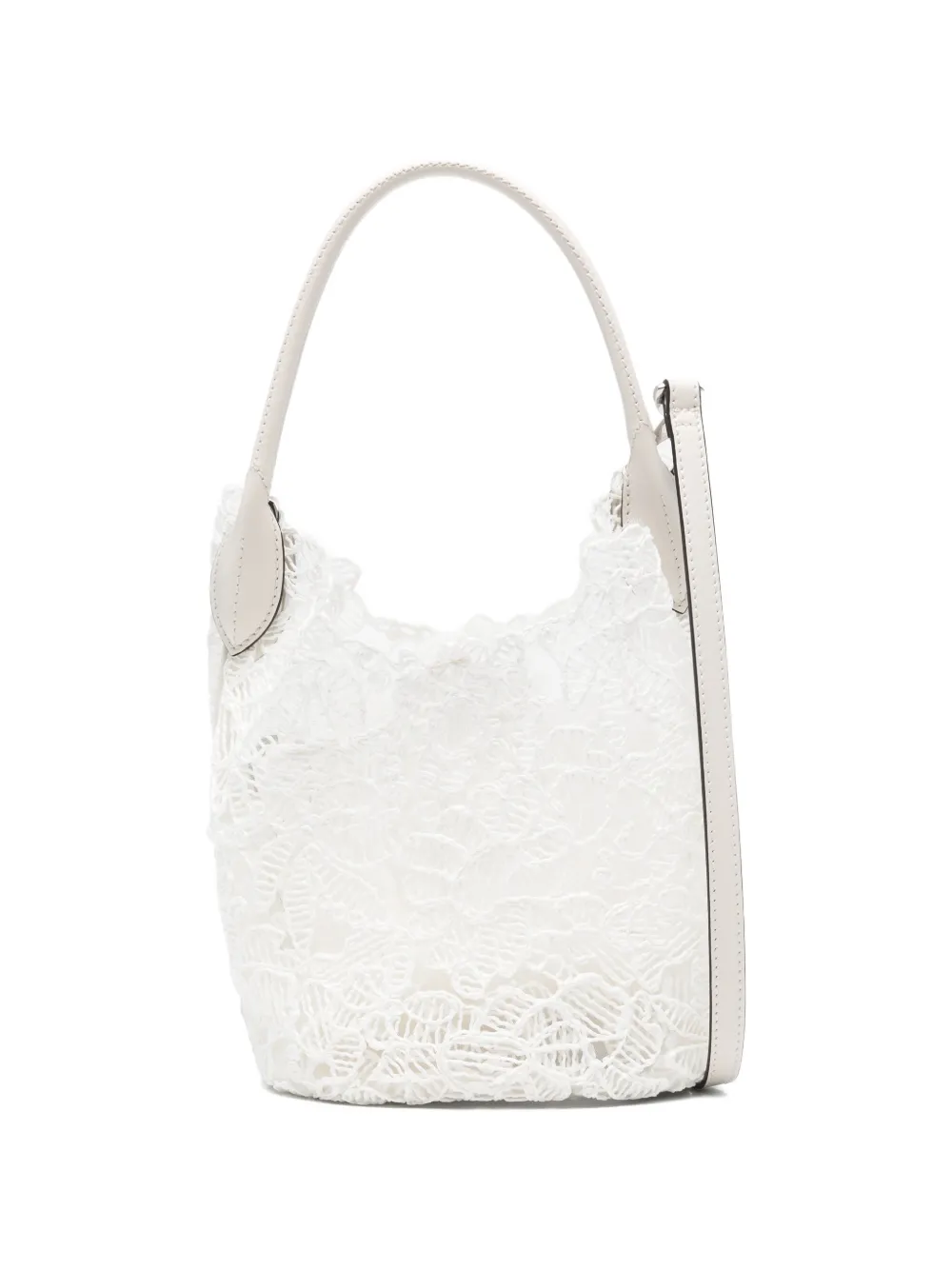 Ermanno Scervino floral-lace tote bag - Bianco