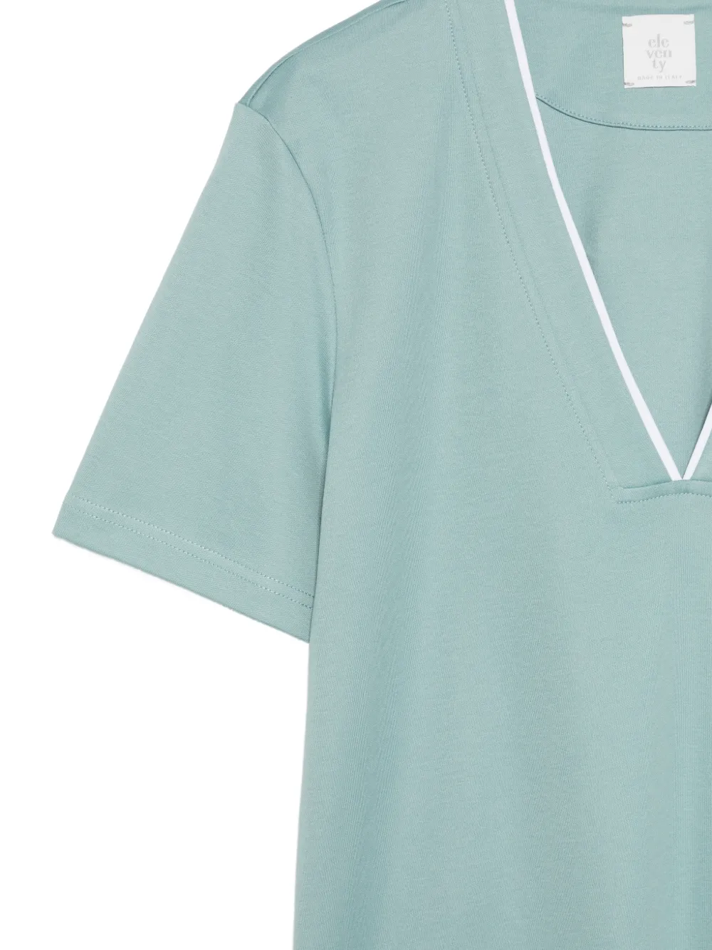  Eleventy V-neck T-shirt - Green 