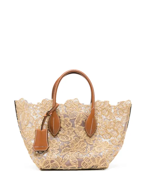 Ermanno Scervino Bolsa tote com renda floral
