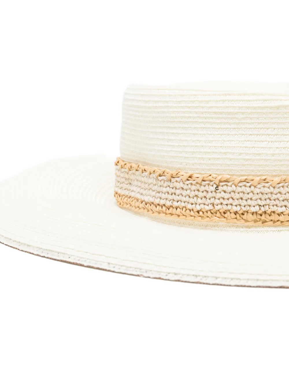  Eleventy Woven Sun Hat - Neutrals 