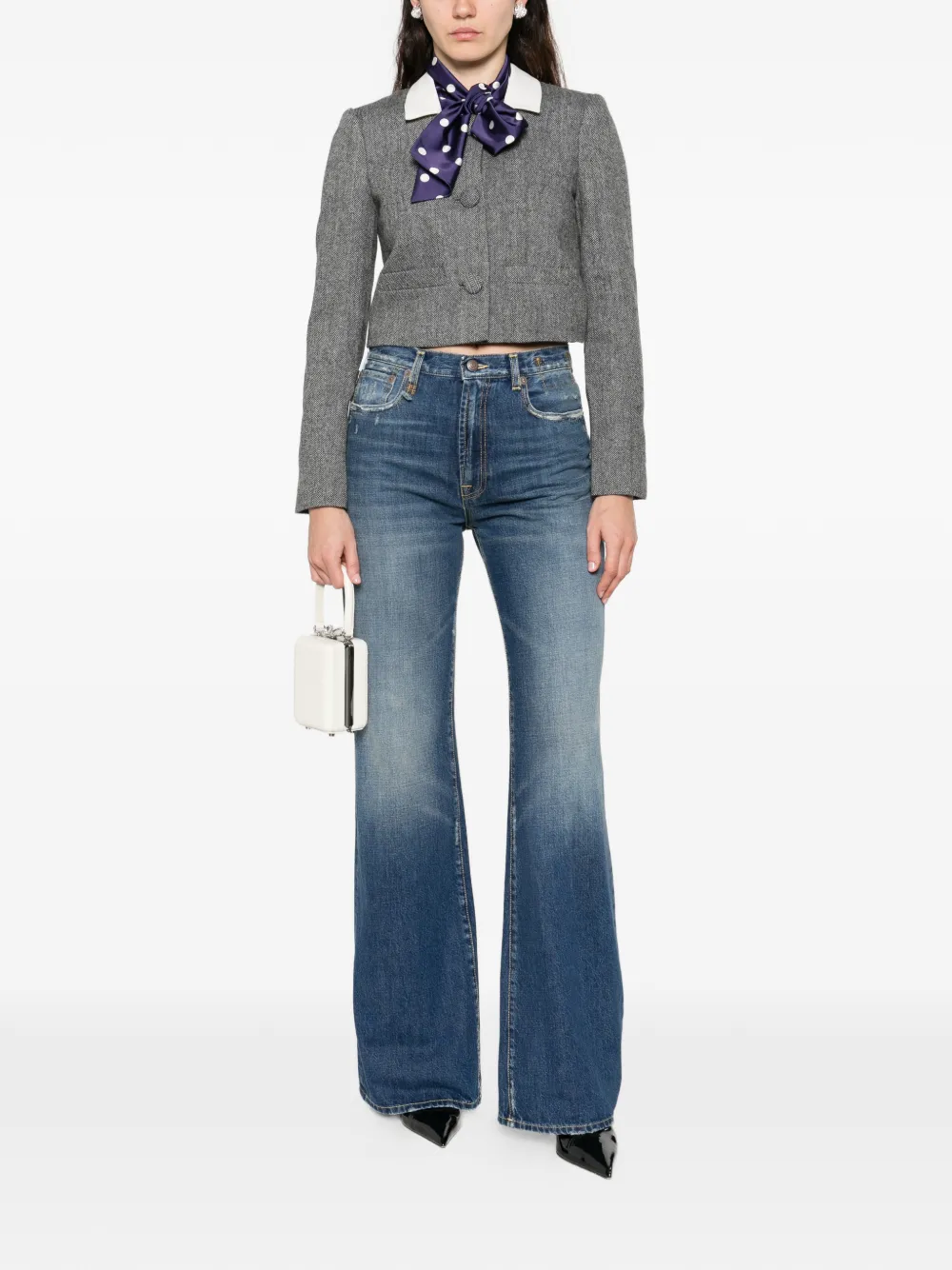Collar Cropped Jacket