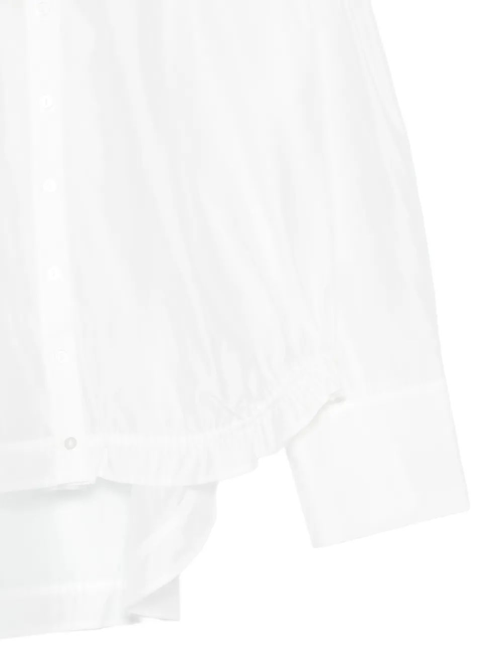 TWINSET Kids Shirt met lange mouwen en ruches Wit