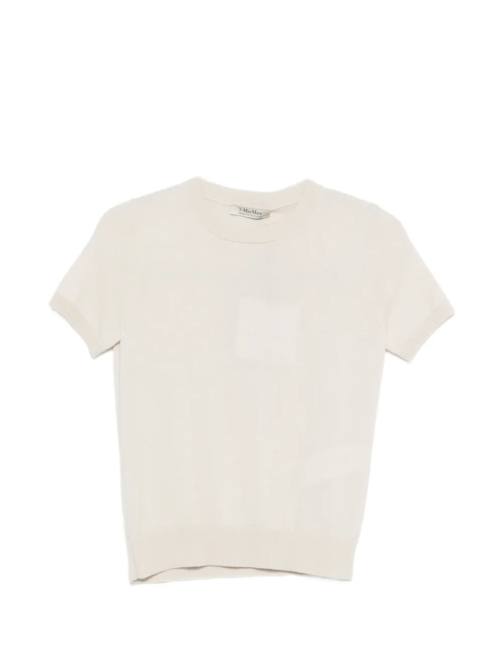 'S Max Mara Maglione a maniche corte - Toni neutri