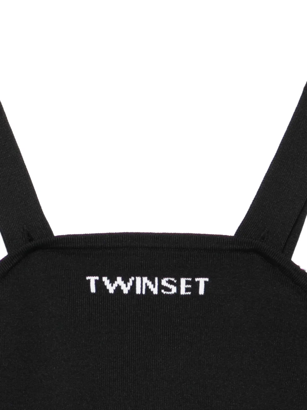 TWINSET Kids Mouwloze top Zwart