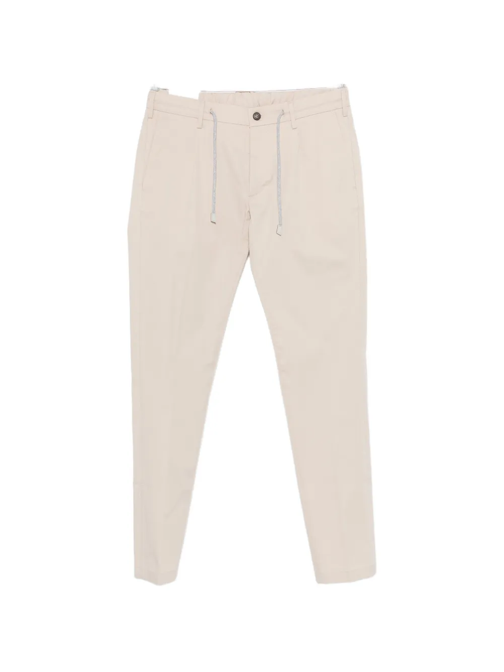 Eleventy drawstrings straight-leg trousers - Toni neutri