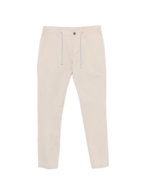 Eleventy drawstrings straight-leg trousers