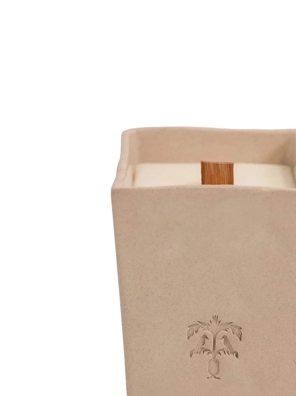 PLACE OF &Euml;LMS Geurkaars met reli&euml;f - Beige