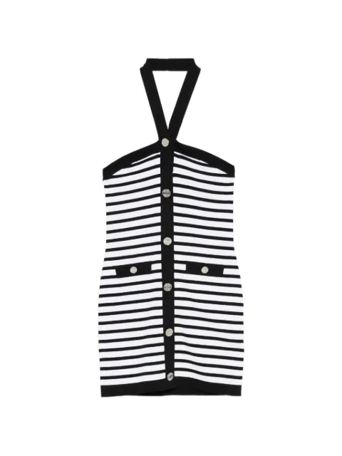 TWINSET Kids striped button dress