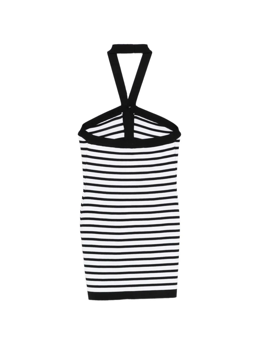 Twinset Kids Striped Button Dress - White 