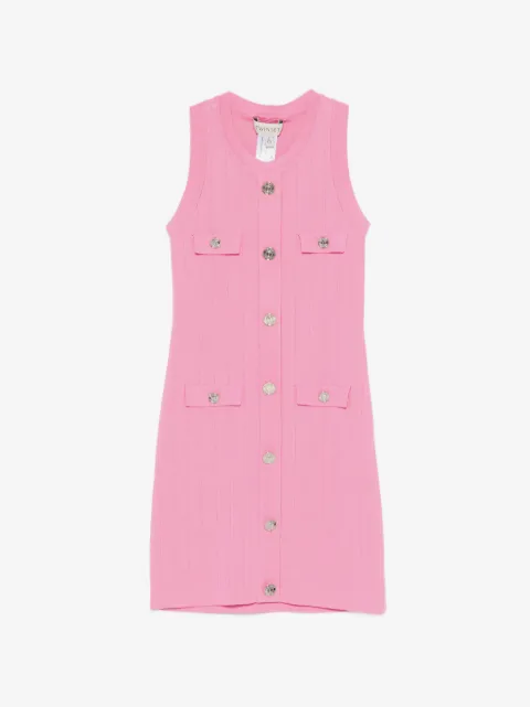 TWINSET Kids button-fastening pocket dress