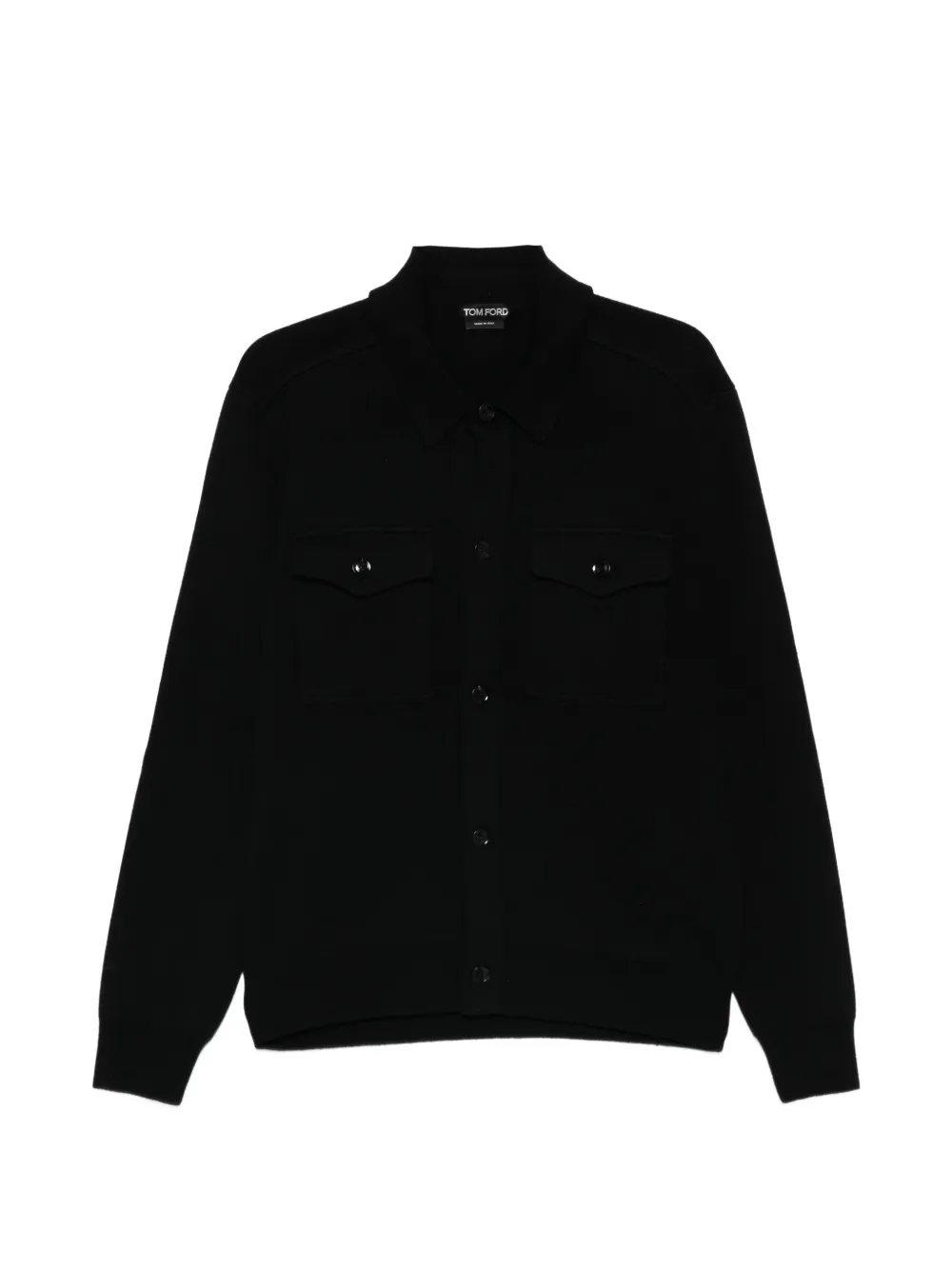 TOM FORD Polo con taschino - Nero