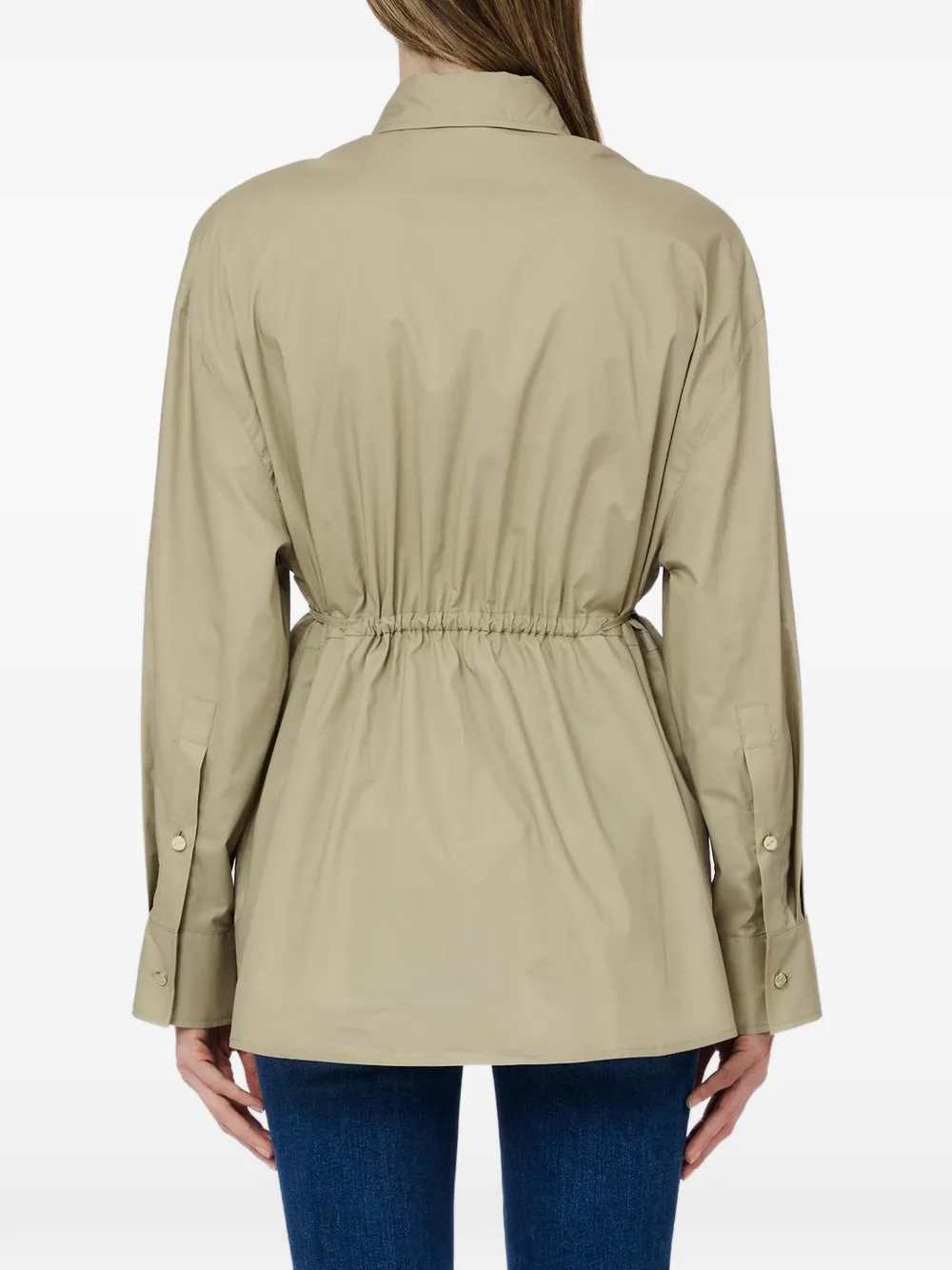 LIU JO Drawstring Shirt | Neutrals | FARFETCH