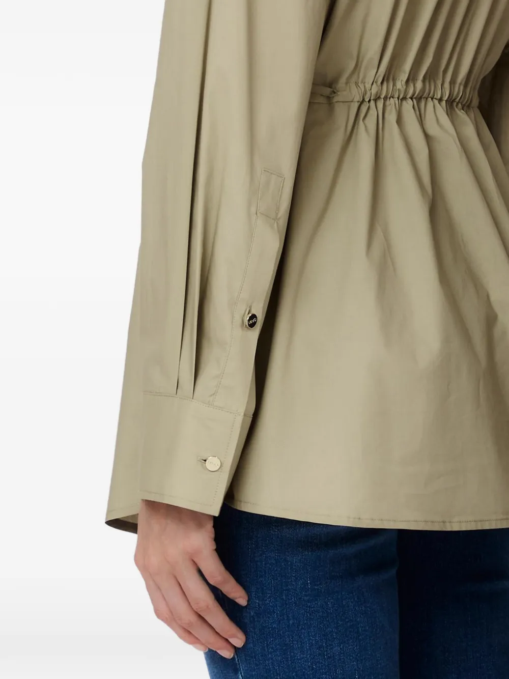 LIU JO Blouse met trekkoord Beige
