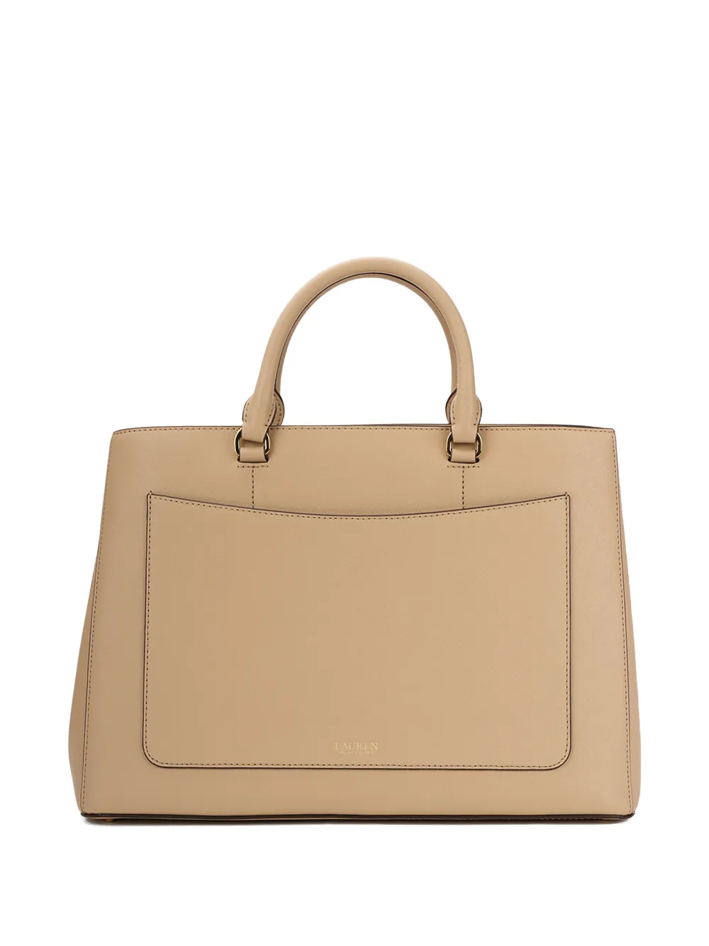 Lauren Ralph Lauren Shopper met logoplakkaat Beige
