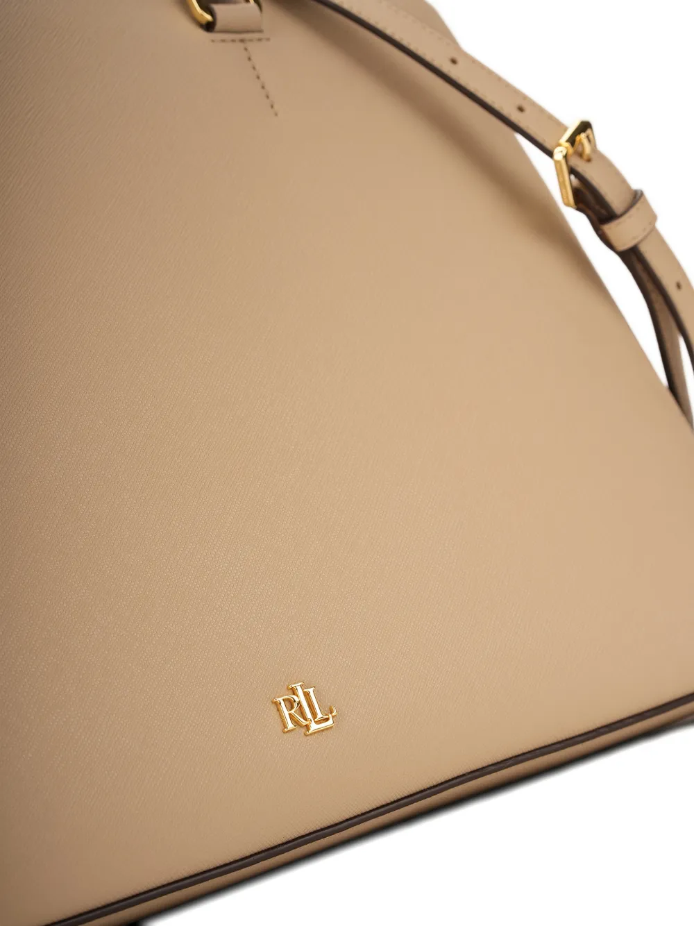 Lauren Ralph Lauren Shopper met logoplakkaat Beige