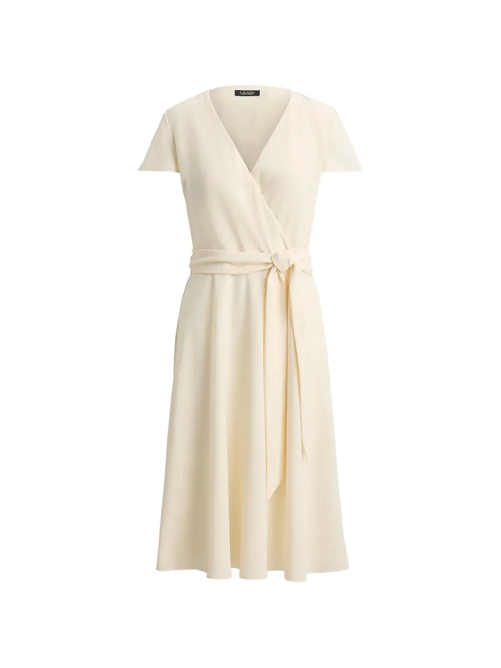 Lauren Ralph Lauren belted wrap dress - Toni neutri