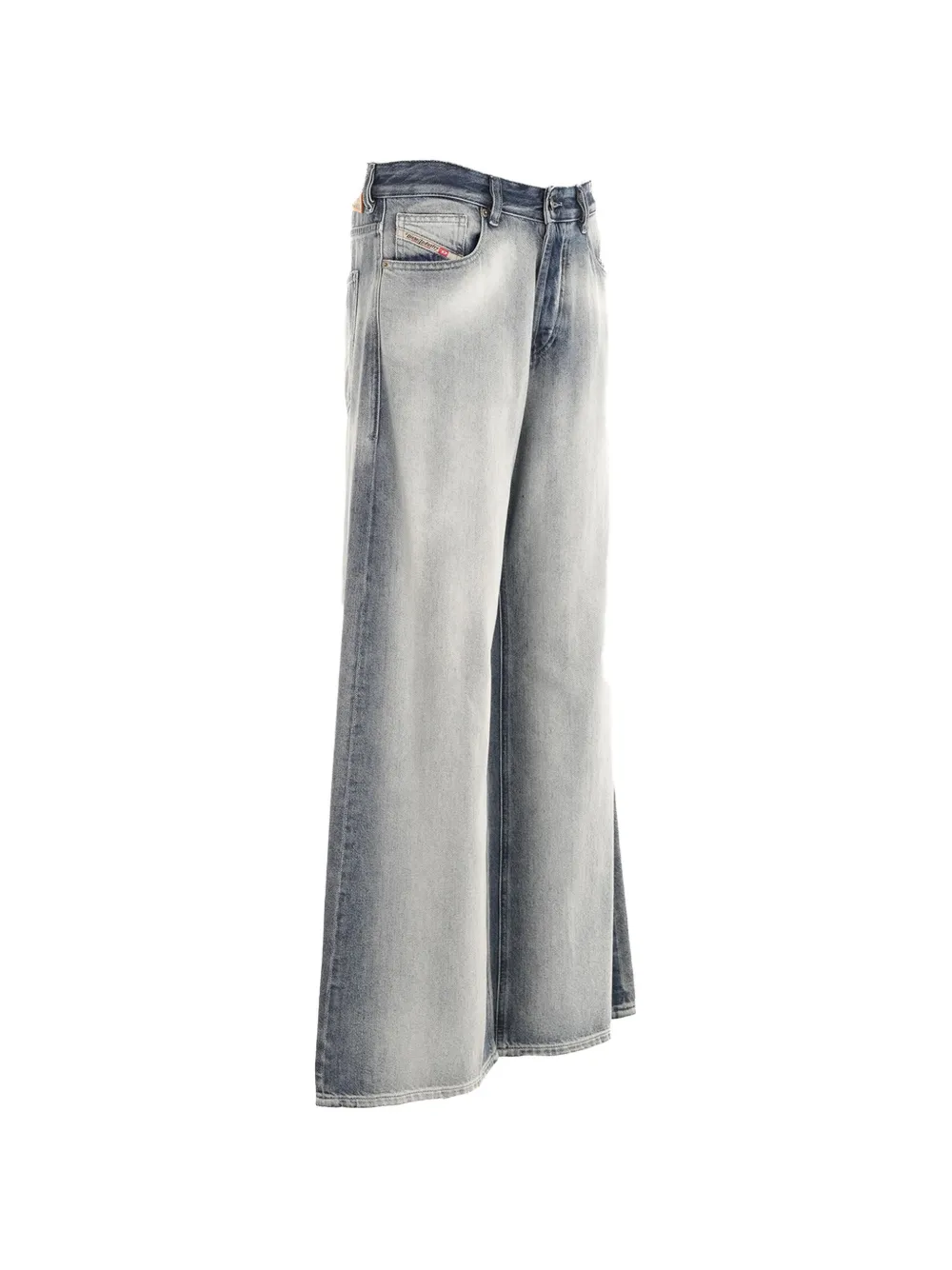Diesel Jeans met wijde pijpen Blauw