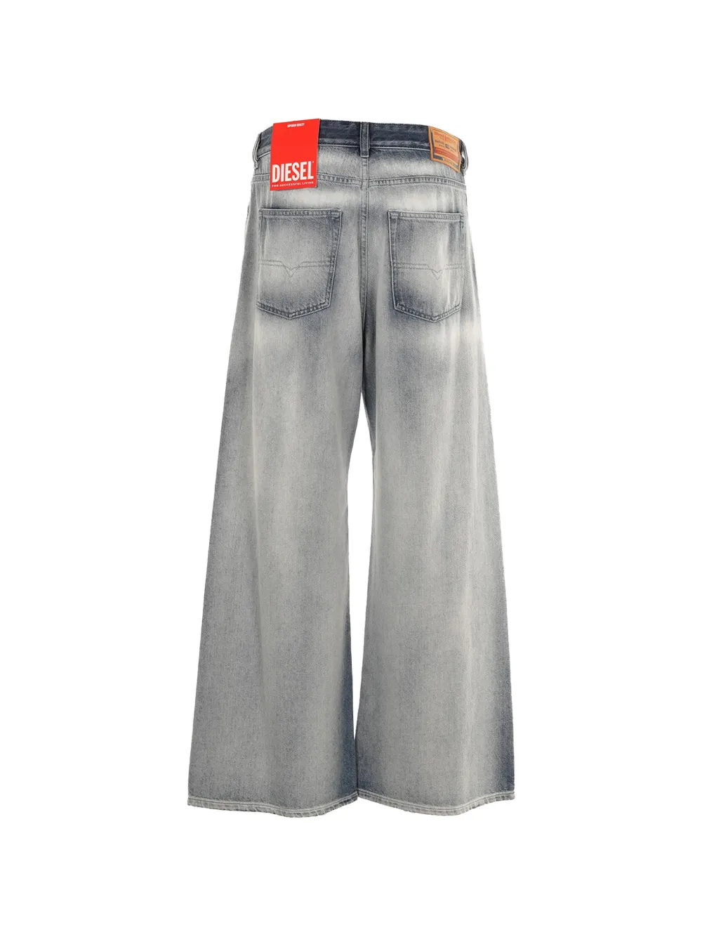 Diesel Jeans met wijde pijpen Blauw