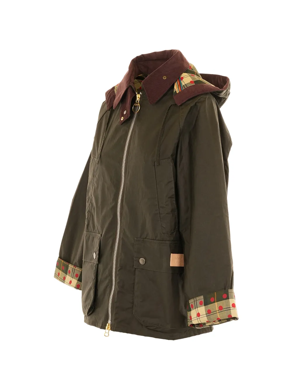  Barbour X Paul Smith Hooded Jacket - Green 