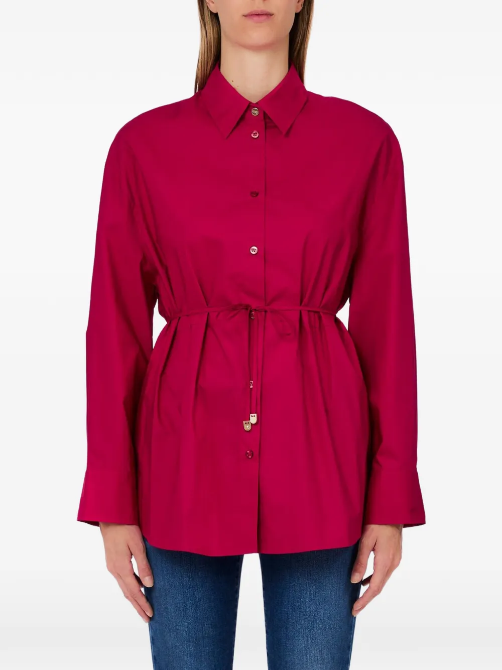LIU JO drawstring shirt - Rot