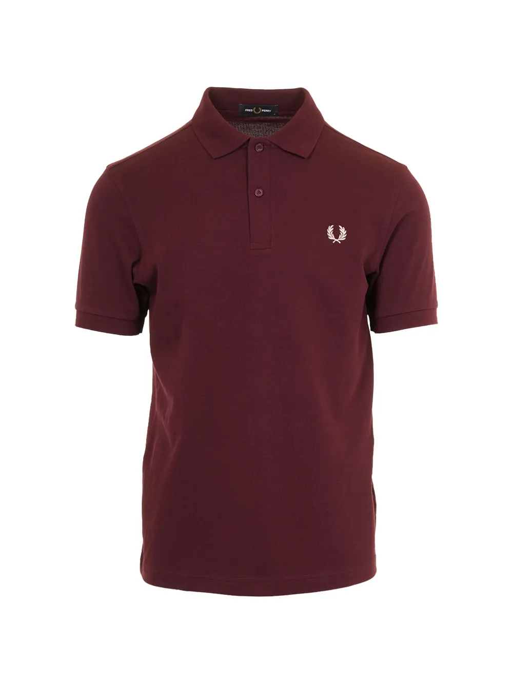 Fred Perry Polo con ricamo corona di alloro - Rosso