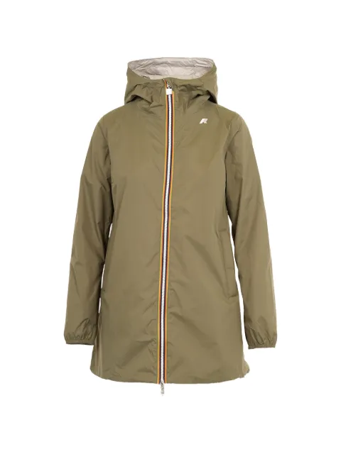 K-Way zip-up hooded coat