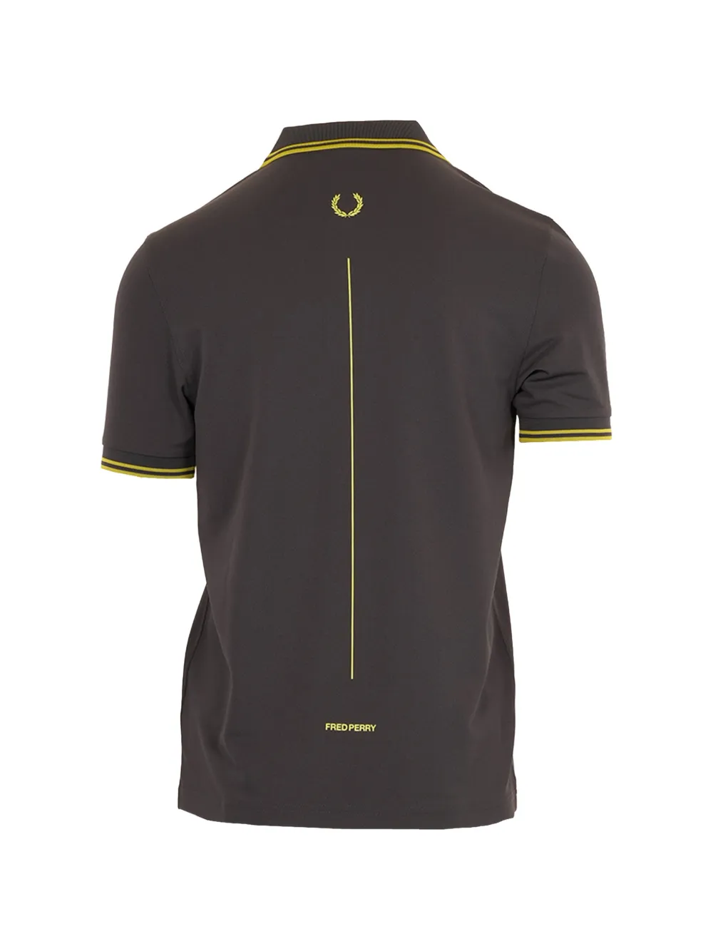 Fred Perry Tennis Laurel Wreath poloshirt met detail Grijs