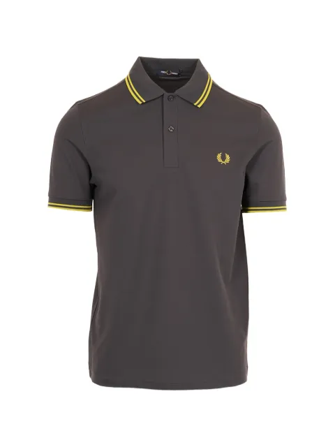 Fred Perry tipping-detail Laurel Wreath polo shirt